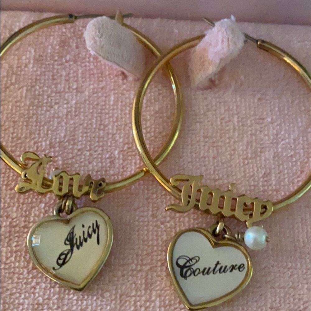NEW Juicy Couture Gold Hoop Earrings 💖